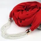 Fashionable Turkish Jewelry Pendant Scarf 2019 Summer New Chiffon Printed Plain Pendant Scarves For Women