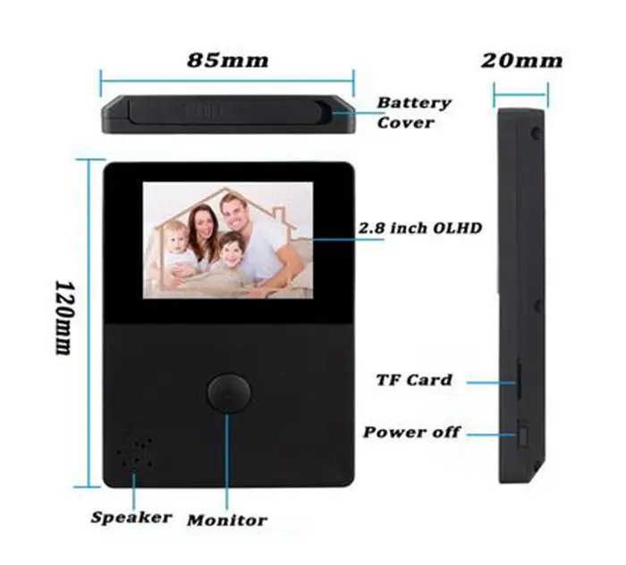Good quality wifi door peephole viewer,wireless camera peephole