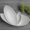Widely used wedding serving tray / white ceramic plates dishes full set