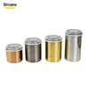 PP lids stainless steel canister sets airtight candy/coffee jar