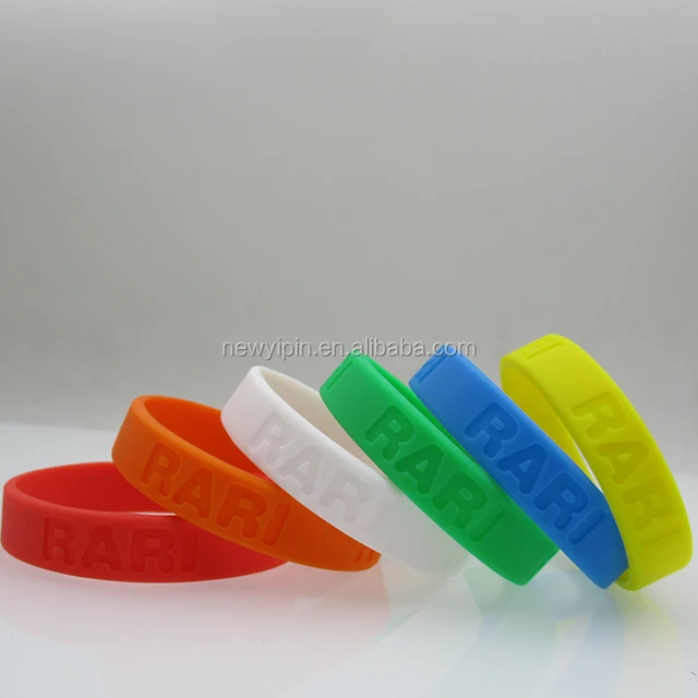 directly print custom silicone bracelet / wristband / rubber