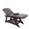 chocolate color wood beauty spa massage waxing bed 8204