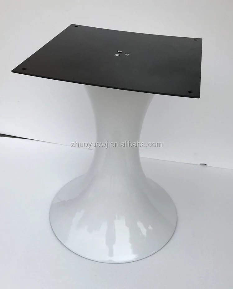 Furniture Accessories white round shape big metal Pedestal Tulip Table Leg Dining Table Bases for marble table top