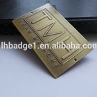 antique brass metal badge ,embossed logo metal furniture label,zinc alloy tags