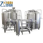 Automatic easy operated small micro beer brewery equipment for business use
