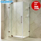2020 China Manufacturer Custom Bathroom Frameless Pivot Hinge Fibreglass Shower Cubicle/shower enclosure