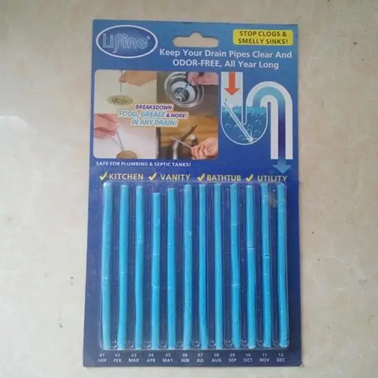 Sani Sticks Lavender Scent Keep Your Drains Clear and Odor Free