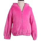 2018 Latest Design Children Fur Coat For Winter And Fall 100%Polyester Girl'S Coat
