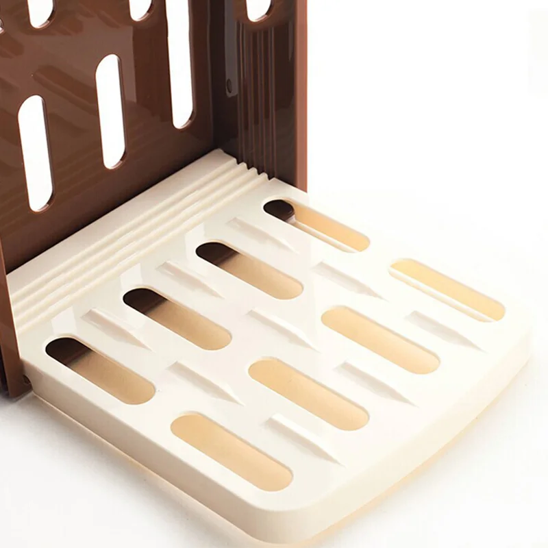 2017 New EU Design ABS+Plastic Foldable cozinha Bread Slicer for Bread/ loaf/ toast Cutting-cuts Even Slices Free Shipping