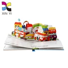 Custom cheap wholesale low cost printing fasion design hardcover cartoon coloring pop-up book