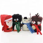 Flannel Fleece Cartoon Design Baby Christmas Fleece Blanket