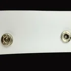 Handsome Double Garment Accessories White Priest Clothing Clerical Collars Band For Clothing With Snap