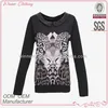 Top hot sell factorty directly price ladies tiger print blouse