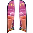 Custom High quality polyester feather beach flag