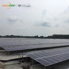 Customized 20KW PV Solar Panel Mounting Structure System For Solar Mounting Plants