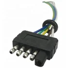 New design Safety Chinese factory directly with cable 5 way flat trailer connector plug