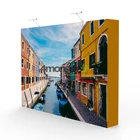 Portable expo stand custom printing 10 ft fabric pop up display