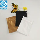 Wholesale Plain Pink/red/gold/silver/white/black flat mini mylar foil ziplock bags 100x150mm