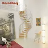 Exterior stainless steel spiral staircase design / prefabricated outdoor metal stairs steps