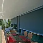 Motorized Outdoor Zip Track Waterproof Windproof Outdoor Roller Blind Shade