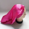 15 inches Soft Satin Bonnet for Women Dreadlock Braid Silk Sleeping Cap Night Hair Hat