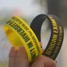 Christmas Festival gift Custom silicone wristband / bracelet / rubber band