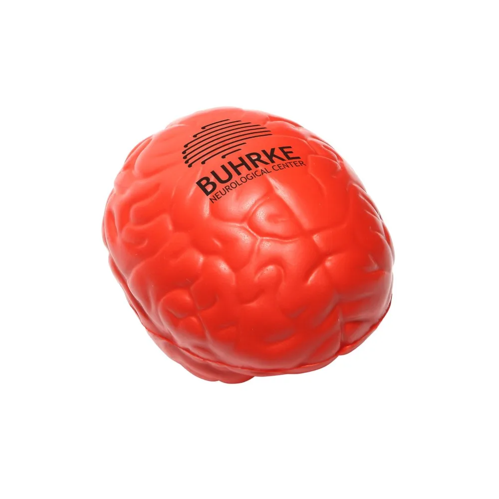 pu brain shape foam stress reliever ball with custom logo