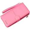 Unisex Wallet for Men Women Ladies Purse PU Leather Korea Card Phone Wallet Long Fashion 7 Colors