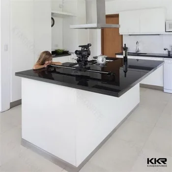 Waterproof Solid Surface Outdoor Kitchen Countertop / Acrylic Solid