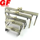 2017 fashion handbag handle embossed metal cluth coin purse frame