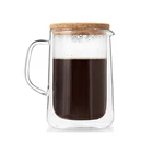 Double Wall Borosilicate Glass glass coffee/water carafe
