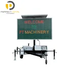 outdoor led screen variable message sign trailer road display outdoor full color led display