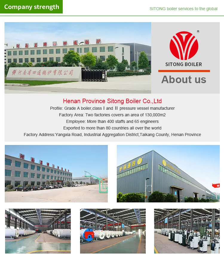 company of China Supplier Directly Selling Automatic Vertical Diesel Boiler For Garment Industry