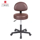 Modern Brown Fabric Hair Cutting Chair Salon Furniture