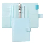 Professional PU Leather Note Book Portfolio 6 Ring Binder A5 with Custom Logo