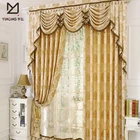 Jacquard roman blind fashion luxury home textile finished product bedroom curtain new arrival curtains for window living room