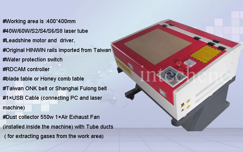 CE standard 4040 tube laser cutting machine