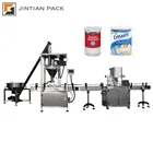1-5000g automatic powder filling can seaming machine for flour