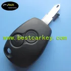 Best price 2 button remote key case no logo with battey clamp for car remote shell