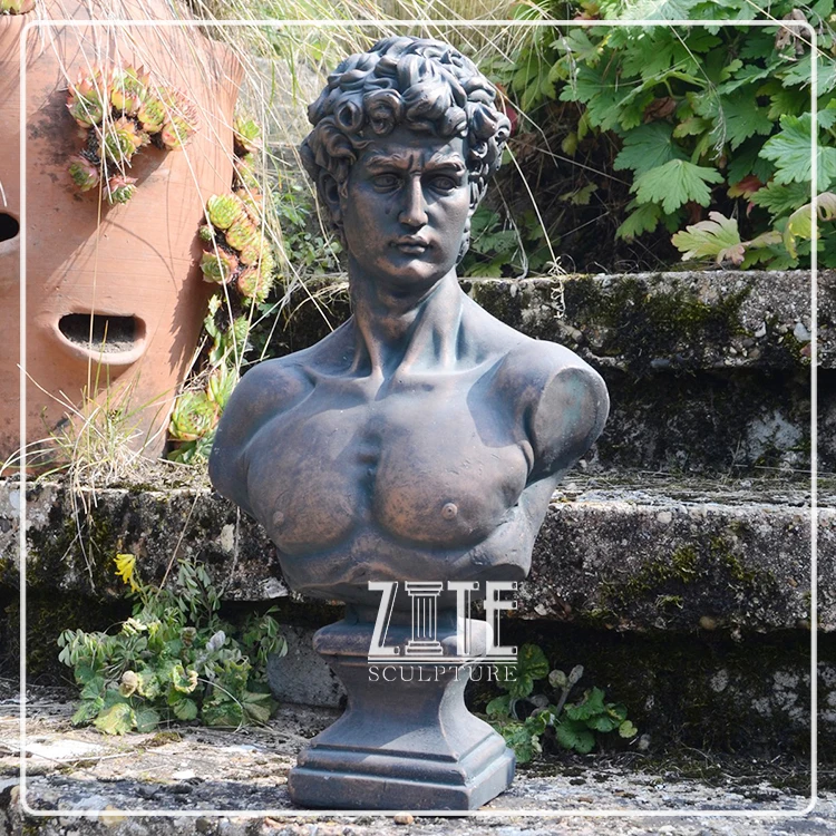 Classic Design Bronze David Bust Statue (2).jpg