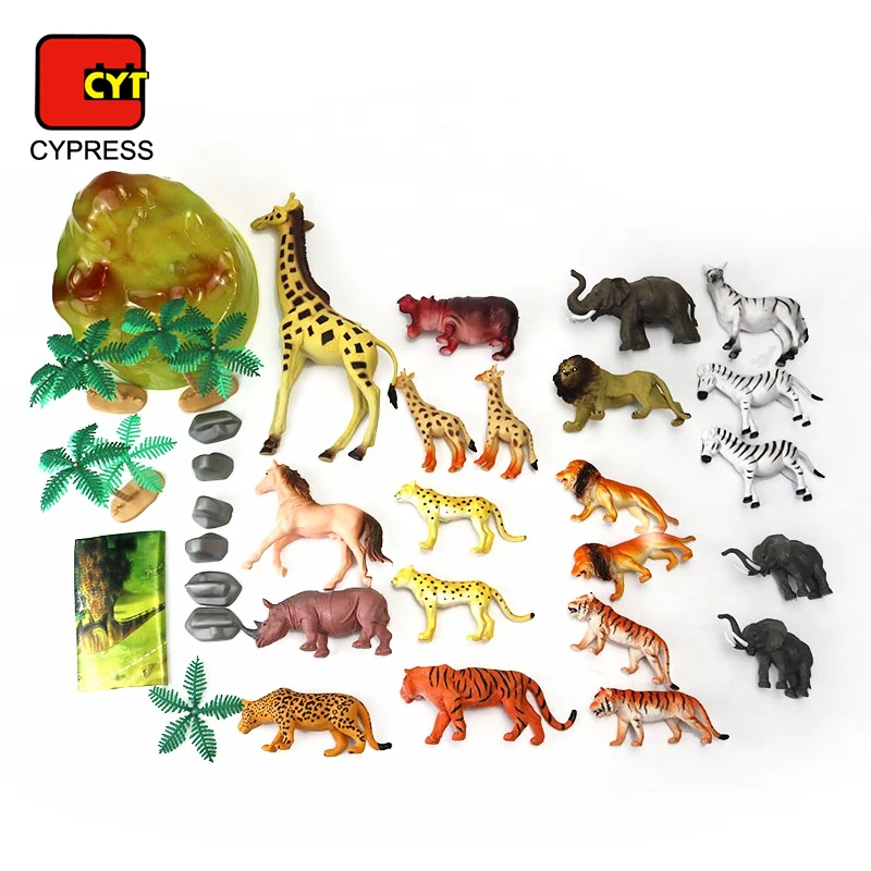 wild toy animals