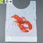 Custom Printed Disposable Restaurant Bib , Baby Bibs , Adults Bibs
