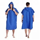 Wholesale quick dry microfiber beach towel hooded poncho