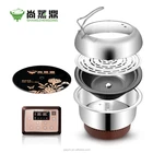 Chinese popular seafood instant pot steamer equipment steam cooking pot for restaurant