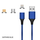 Wholesale phone accessories 3A fast usb charging magnetic Micro USB Cable for Android/IOS/type C