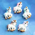 Unicorn Horse Resin Crafts For DIY Phone Decoration Slime kit 3D Cartoon Charms promotional gifts