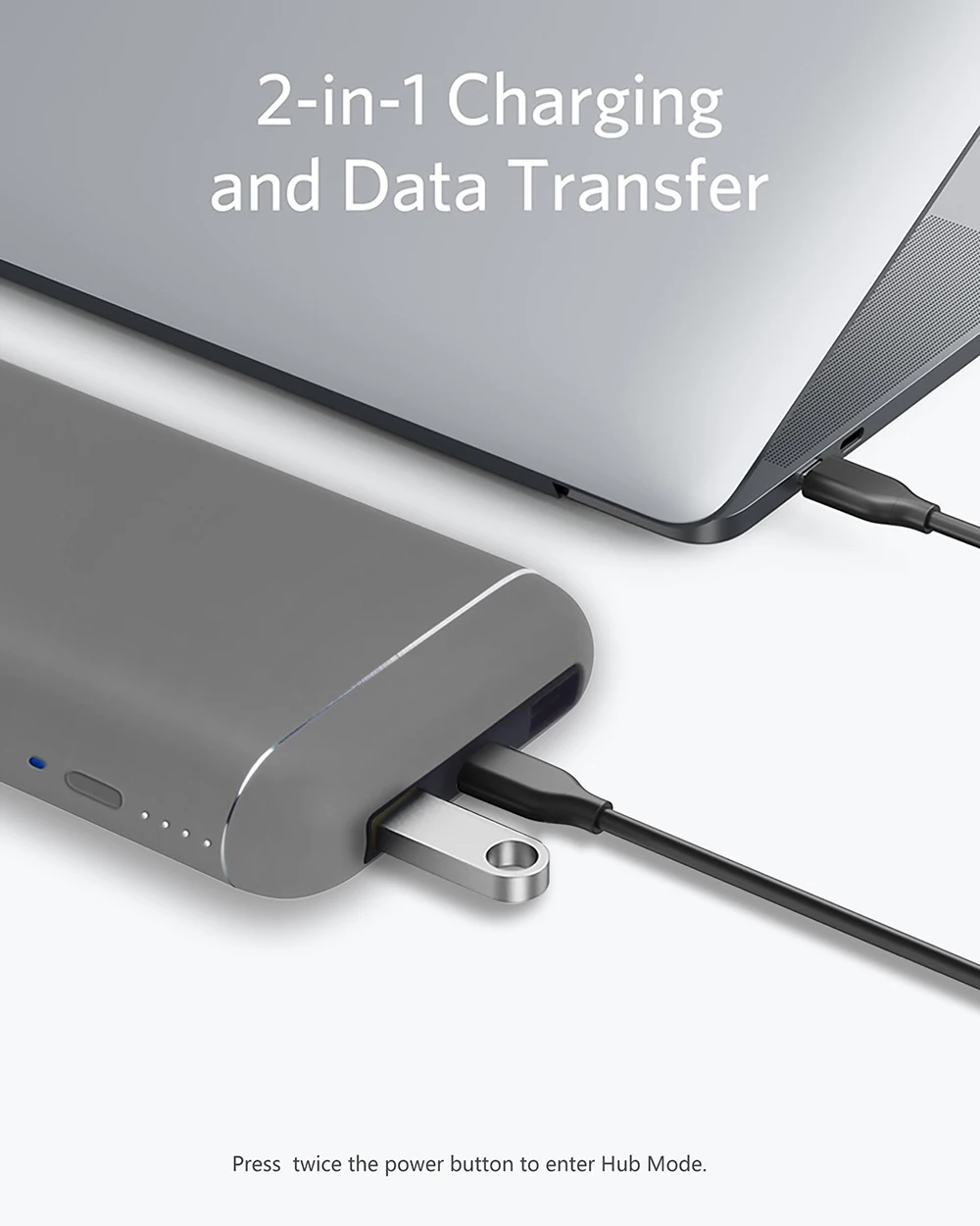 HUB Unique Design 20000mAh Fast Charging Laptop Power Bank - ANKUX.COM