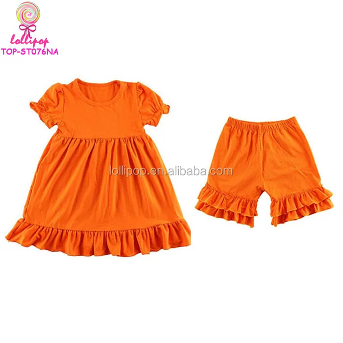 tunic dress ruffle stripe pants set