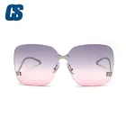 Private label brand designer gradient sunglasses sun glasses