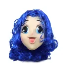 2019 new products Anime mask with wigs/halloween cosplay sostume Japan Lolita female latex mask